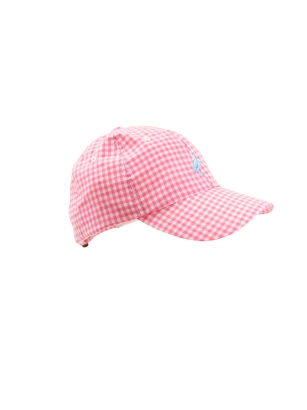 TBBC Covington Cap Hamptons Hot Pink Gingham Beale Street Blue Stork NWOT